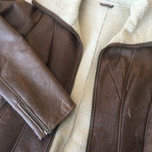 Danier Leather Sherpa lined jacket
